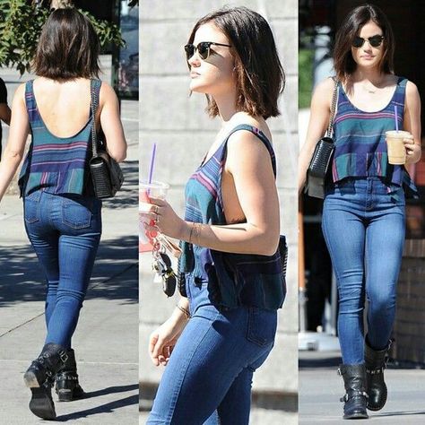 Lucy Hale Haircut, Lucy Hale Photos, Lucy Hale Hair, Lucy Hale Outfits, Lucy Hale Style, Short Girl Fashion, Amanda Gorman, Family Series, Abc Family