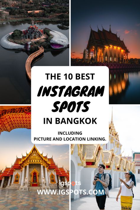 Instagram Spots Bangkok, Instagram Places Bangkok, Photo Spots Bangkok, Photo Places Bangkok, Instagrammable Places Bangkok, Instagram Places Bangkok, Instagram-worthy places Bangkok, Insta-worthy places Bangkok, Ultimate Instagram Guide Bangkok, Instagram photo guide Bangkok.We show you the 10 most popular Instagram photo locations for your vacation in Bangkok, Thailand. Including picture and location links. Bangkok Picture Ideas, Bangkok Thailand Photo Ideas, Bangkok Photo Ideas, Bangkok Instagram, Bangkok Instagram Spots, Instagrammable Places In Thailand, Bangkok Photos, Bangkok Tourist, Bangkok Shopping