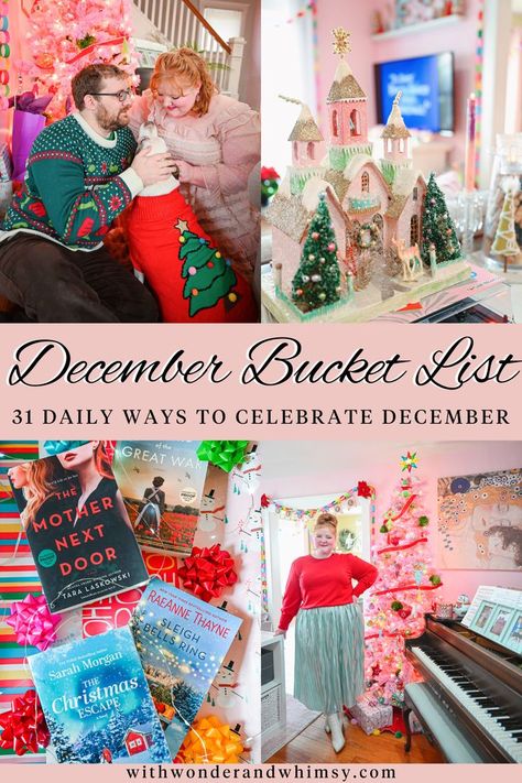 Christmas Pajama Photoshoot, Xmas Bucket List, Pajama Photoshoot, Kalahari Water Park, December Bucket List, With Wonder And Whimsy, Wonder And Whimsy, Christmas Getaways, Monthly Activities