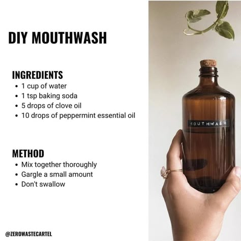 Mouthwash Diy, Clove Mouthwash, Diy Mouthwash, Benefits Of Cinnamon, Homemade Mouthwash, Diy Cinnamon, Homemade Toothpaste, Herbal Therapy, Medical Herbs