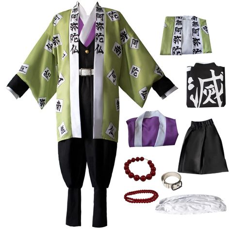 Gyomei Cosplay, Kimono Uniform, Himejima Gyomei, Outfit Halloween, Women's Costumes, Halloween Night, Cosplay Outfits, Role Playing, Halloween Outfits