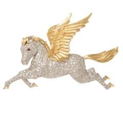 Broach Design, Horse Brooch, Mens Diamond Wedding Bands, Winged Horse, Kay Jewelry, Black Gold Jewelry, Jewelry Advice, Mythical Animal, Horse Jewelry