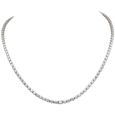 Tiffany & Co. Victoria Diamond And Platinum Graduated Line Necklace Tiffany And Co Victoria, Tiffany Victoria, Diamond Necklace Tiffany, Tiffany Setting, Platinum Bracelet, Tiffany Diamond, Platinum Chain, Contemporary Pendant, Marquise Cut Diamond