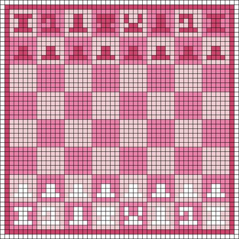 Pixel Art Envelope, Alpha Pattern Blanket, Pink Alpha Pattern, Aesthetic Alpha Patterns, Alpha Pattern Crochet, Crochet Tapestries, Pixel Grid, Grid Patterns, Monochrome Wall