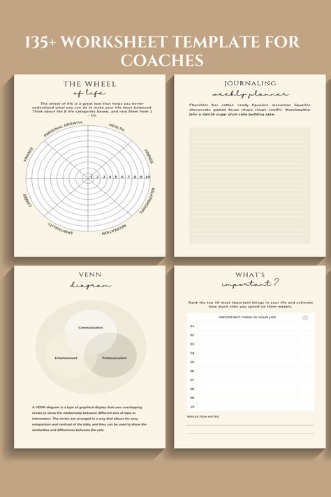 135+ Coaching Worksheet Canva Templates, Coaching Canva Templates, Lead Magnet Templates, Coach Template Bundle, Life Coach Worksheet Bundle Life Coaching Tools Worksheets Free, Coaching Tools Worksheets, Life Coaching Worksheets, Coaching Worksheets, Coaching Templates, Lead Magnet Template, Life Coaching Tools, Coaching Tools, Lead Magnet