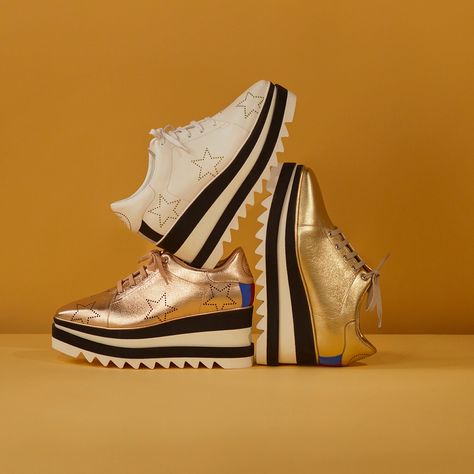 Stella Mccartney Platform, Moodboard Branding, Power Fashion, Platform Casual Shoes, Stella Mccartney Shoes, Designers Home, Basket Style, Counter Culture, Designer Shoe