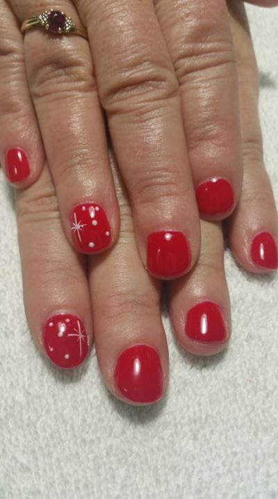 OPI Gel Polish with North Star Design. #nailart Star Nail Polish, Gel Nails Short, North Star Design, Bethlehem Star, Neat Nails, Star Nail, Star Nails, Star Design, Bethlehem