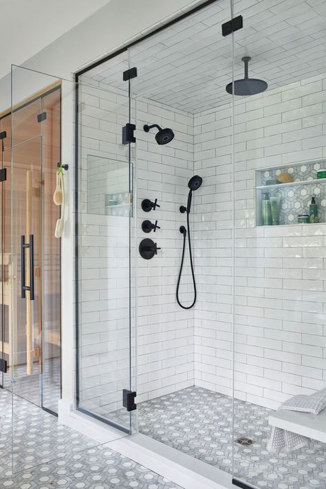 8 Types of Showers to Consider for Your Bathroom 5x5 Shower Ideas, 30 X 60 Shower Ideas, Master Bath Remodel Shower Only, Types Of Showers Bathroom, 60x32 Shower Ideas, Shower Sizes Layout, Standard Walk In Shower Size, Shower Layout, Expanding Shower Master Bath