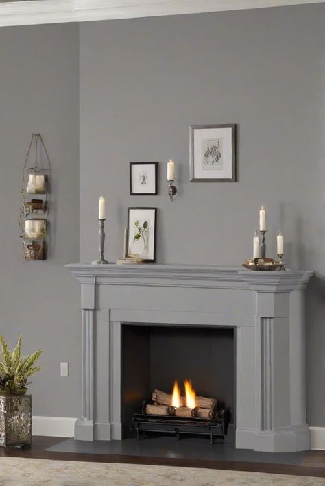 Looking for the perfect wall paint color for your fireplace room? Discover if Mindful Gray (SW 7016) is the ideal choice in this trendy décor guide for 2024. #Ad #homedecor #homedesign #fixhome #Painthome #interiorarchitecture Wall Colors Green Room Colors Bright Room Colors Home Renovation Home Remodeling Modern Paint Colors Romabio Nube Gray Fireplace, Snowbound Walls Accessible Beige Trim, Sw Mega Greige Coordinating Colors, Sw 6085 Simplify Beige, Sw 7016 Mindful Gray, Green Room Colors, Bright Room Colors, Best Wall Paint, Modern Paint Colors