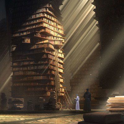 Magical Library, Fantasy Setting, Fantasy Places, Fantasy Art Landscapes, 판타지 아트, Fantasy Inspiration, Environment Concept Art, Sci Fi Fantasy, Fantasy Landscape