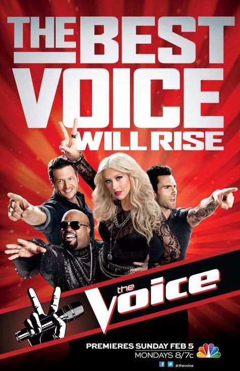 Have never been a fan of these competition shows, but I really like the voice. Plus, I love Adam! Cee Lo Green, Nbc Tv, Blake Shelton, Adam Levine, American Idol, Christina Aguilera, News Website, Talent Show, Best Tv Shows