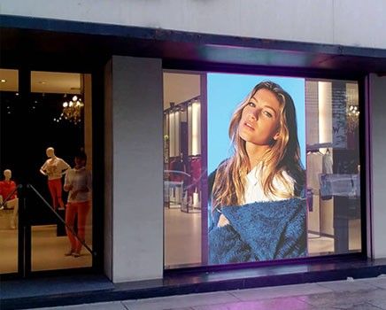 Window LED Display Mobile Shop Design, Fashion Window Display, Window Signage, Glass Curtain Wall, Clinic Interior Design, Led Display Screen, Interior Design Concepts, Coffee Shop Decor, Led Sign