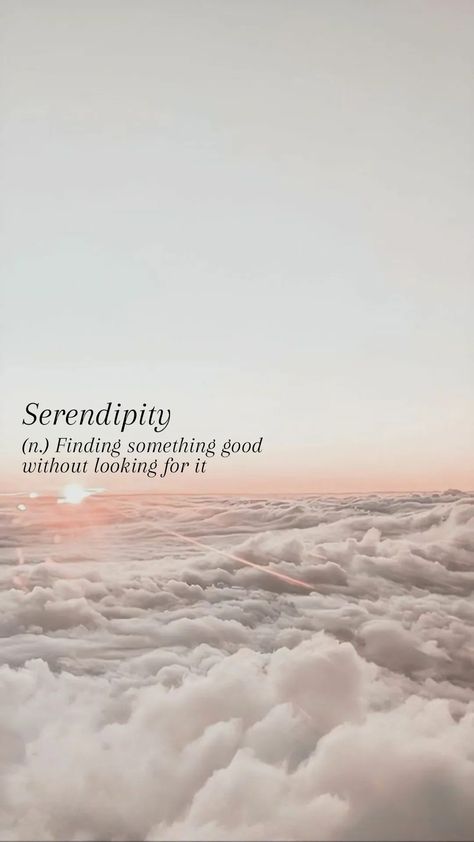 Serendipity Aesthetic, Serendipity Wallpaper, Serendipity Quotes, Bts Aesthetic Wallpaper, Postive Life Quotes, Rare Words, Quote Board, Bts Aesthetic, Beautiful Mind