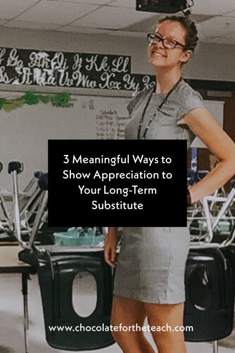 Should you get a gift for your long-term substitute? (The teacher that held it all together in your absence!) If so, what kind of gift? In this article, I go over all of the essentials of showing appreciation for this crucial and underthanked role-- the long-term substitute teacher! Read the full blog post for gift ideas and more suggestions to cultivate a great relationship: Substitute Appreciation Gifts, Gifts For Substitute Teachers, Substitute Teacher Gift Ideas, Substitute Teacher Gifts, Substitute Teacher Appreciation Day, Thank You Substitute Teacher, Gift For Substitute Teacher, Substitute Appreciation, Substitute Teacher Appreciation