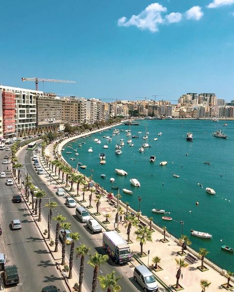 📍Do you also❤walking on the promenade🌴🌴☀️in Sliema/Gzira, Malta. Featured Artis Malta Sliema, Sliema Malta, Monaco France, Crystal Cruises, Malta Gozo, Malta Travel, Beaches In The World, Most Beautiful Beaches, Countries Of The World