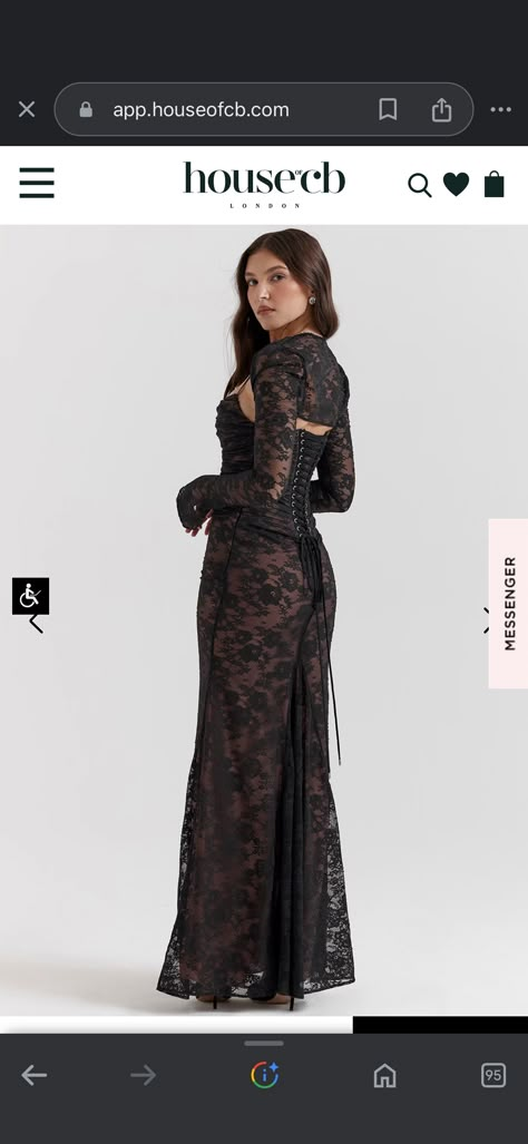 Clothing : Maxi Dresses : 'Artemis' Black Lace Maxi Dress Artemis Dress, Feminine Luxury, Black Lace Maxi Dress, House Of Cb, Lace Maxi, House Dress, Lace Maxi Dress, Maxi Dresses, Black Lace