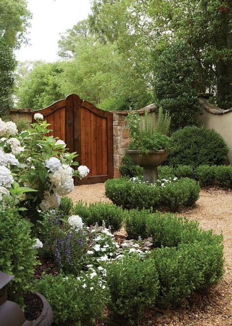 Friday Inspiration: The Outdoors + The Heart of the Home - Studio McGee Tuscan Garden, Southern Garden, Garden Entrance, Walled Garden, Garden Shrubs, Have Inspiration, Mediterranean Garden, The Secret Garden, Garden Cottage