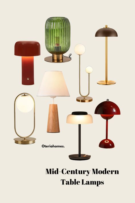 #MidCenturyModern #TableLamp Mid Century Modern Bedroom Lamps, Midcentury Modern Lamps, Mid Century Lamps Table, Midcentury Modern Lamp, Midcentury Lamp, Interior Collage, Modern Lamps Bedroom, Vintage Mid Century Lamps, Mid Century Modern Lamp