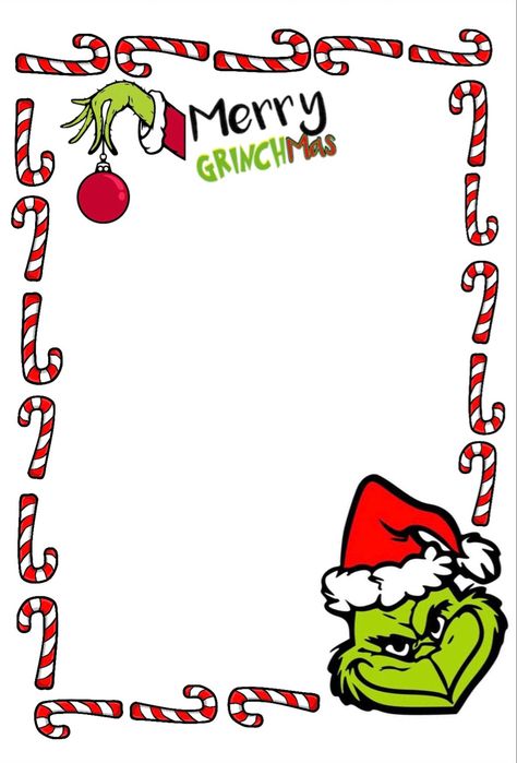 Put together by Amanda Self Perfect for writing out those gift shopping lists and holiday to dos! Download and print ready! Grinch Letters Free Printable, Grinch Worksheets, Grinch To Do List, Grinch Christmas Cards, Winter Writing Paper, Christmas List Template, Christmas Writing Paper, Paper Template Free, Elf Notes