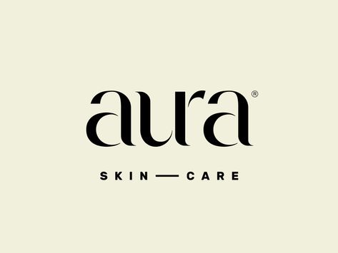 Aura aura moon fusion fashion health skincare cosmetics elegant lettering typography logotype logo Luxe Logo, Typographie Logo, Fusion Fashion, Elegant Lettering, Logo Luxe, Skincare Logo, Logo Youtube, Skincare Branding, Logotype Typography