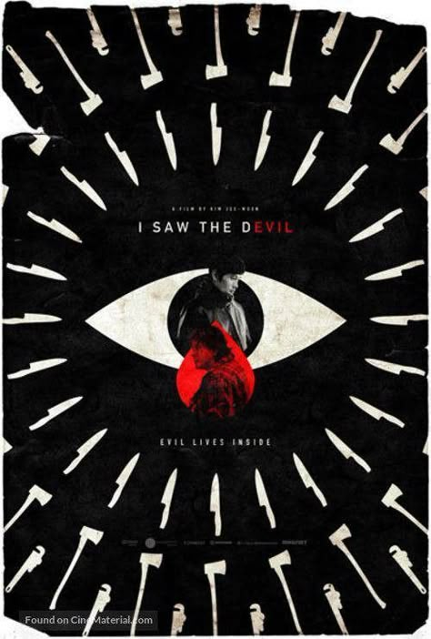 I Saw The Devil, Film Poster Design, Horror Posters, Movie Posters Design, Theatre Poster, Cover Art Design, Movie Posters Minimalist, Alternative Movie Posters, Movie Poster Art