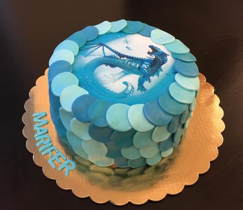 Wings Of Fire Cakes, Wings Of Fire Cake Ideas, Wings Of Fire Birthday Cake, Wings Of Fire Cake, Wings Of Fire Birthday Party, Fire Party Ideas, Tsunami Cake, Aurora Cake, Fire Birthday