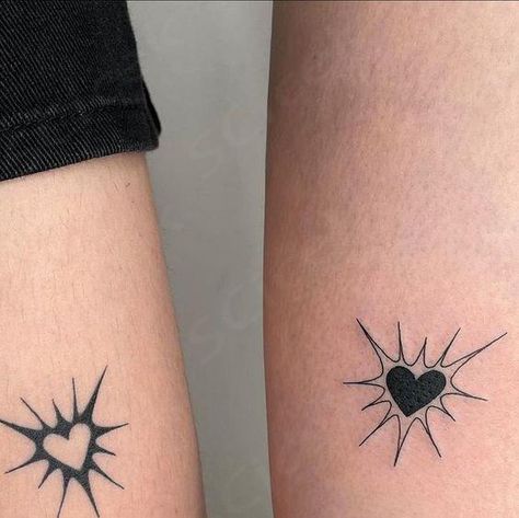 Simple Couples Tattoos, White Heart Tattoos, Maching Tattoos, Cute Matching Tattoos, M Tattoos, Bff Tattoos, Парные Тату, Matching Couple Tattoos, Matching Tattoo