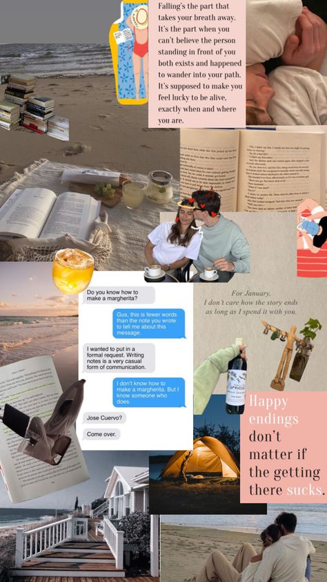 #collage #aesthetic #beach #book #beachread #emilyhenry #bookaesthetic Beach Read Book Aesthetic, Beach Read By Emily Henry, Beach Read Fanart, Beach Reading Aesthetic, Beach Read Aesthetic, Books Playlist, Books Edits, Book Pinterest, Read Aesthetic