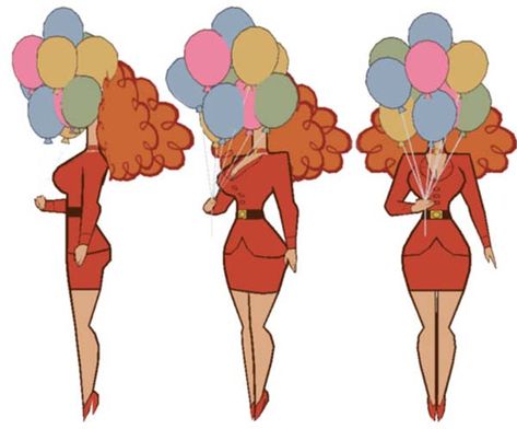 Mrs Bellum, Sara Bellum, Miss Bellum, Ms Bellum, Cartoon World, Black Characters, Orange Hair, Character Sheet, 2d Art