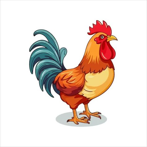 Arifinzainal1728 | Freepik Chickens Cartoon, Tamil Alphabets, Farm Background, Chicken Animal, Vector Animals, Premium Vector Cartoon, Chicken Drawing, Cartoon Chicken, School Wall Art