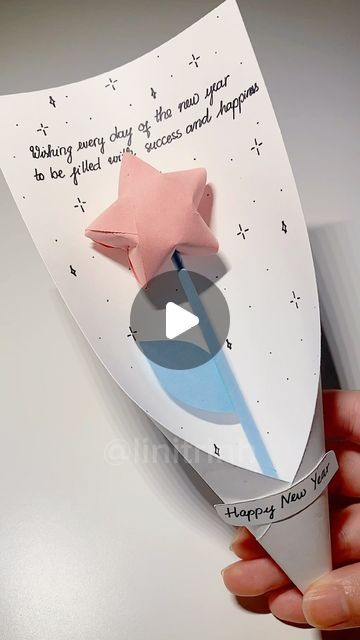 New Year Diy, New Year's Crafts, A Happy New Year, December 30, Paper Stars, Craft Gifts, Good Luck, Diy Gifts, Happy New