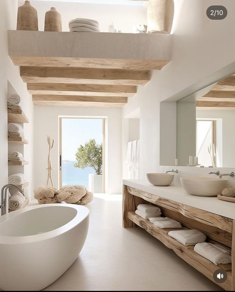 Ibiza Bathroom, 80’s Bedroom, Wabi Sabi Bathroom, Style Ibiza, Ensuite Bathroom, Ibiza Fashion, Chic Bathrooms, Bath Room, Rustic Bedroom