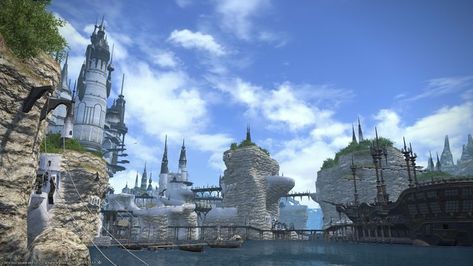 Ffxiv Limsa Lominsa, Funny Medieval, Game Screenshots, Sims Ideas, Final Fantasy Xiv, Be Cool, Newt, Sci Fi Fantasy, Final Fantasy