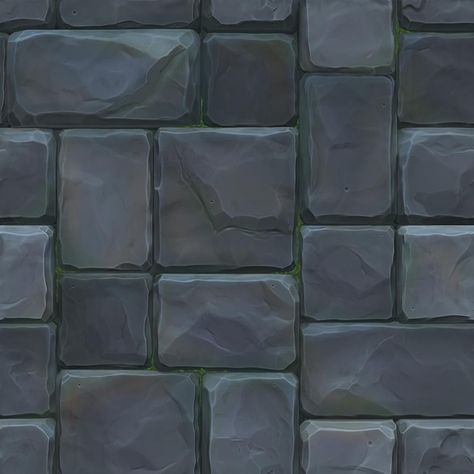 ArtStation - Hand Painted Textures, Jacob Wheat 3d Hand Painted Textures, Stone Floor Texture, Stone Wall Texture, Game Textures, Dungeon Tiles, Environment Props, Photoshop Design Ideas, Rock Textures, Floor Texture