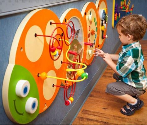 Pediatric Waiting Room Ideas, Pediatrician Office, Hospital Waiting Room, Pediatric Dental Office, Room Activities, Kids Salon, Daycare Design, Sensory Wall, Office Waiting Rooms