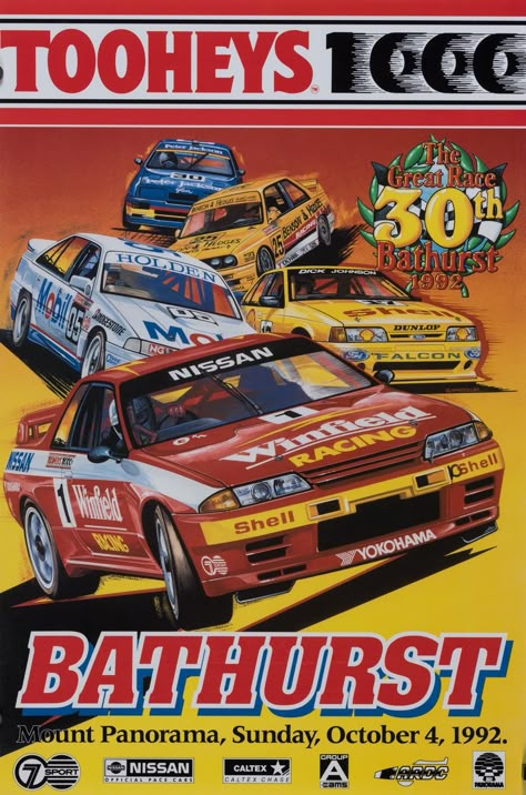 Grand Prix Posters, Aussie Muscle Cars, Vintage Poster Design, Racing Posters, Street Racing Cars, Car Advertising, Car Magazine, Pretty Cars, Old Ads