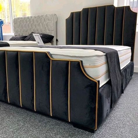 Reka Bentuk Bilik Tidur, Simple Bed Designs, Bed Back Design, Bed Headboard Design, Hiasan Bilik Tidur, Bedroom Interior Design Luxury, Modern Bedroom Interior, Bed Design Modern, Living Room Sofa Design