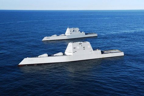 Zumwalt Class Destroyer, Uss Zumwalt, Destroyer Ship, Us Navy Ships, Navy Air Force, Naval Force, Navy Military, Concept Ships, Army & Navy