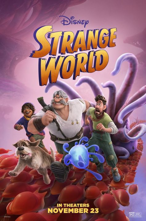 Action Adventure Movies, Strange World, Animation Disney, World Movies, Adventure Movie, Monsters University, Film Disney, Gabrielle Union, Walt Disney Animation Studios