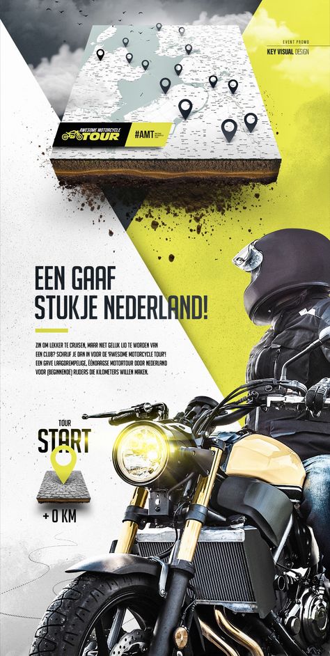 Motorcycle Ads Creative Advertising, Bike Advertising Design, Car Creative Poster, Bike Creative Ads, Motorcycle Poster Design, Event Poster Ideas, Poster Concept Design, Motorcycle Graphic Design, Event Ads