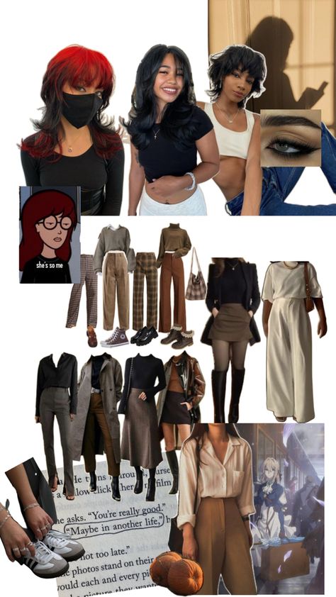 neutral wardrobe Daria aesthetics, dark academia aesthetics and nostalgic dress Earthy Office Outfit, Introvert Outfits, Business Casual Boho, Plan Presentation, Business Plan Presentation, Business Casual Outfits For Women, Introverted, School Counselor, Boho Casual