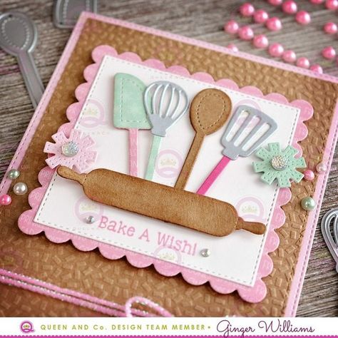 Baking Card Ideas, Handmade Menu Card Ideas, Diy Menu Cards, Apron Cards, Homemade Holiday Cards, Diy Menu, Wish Card, Coffee Cards, Homemade Holiday