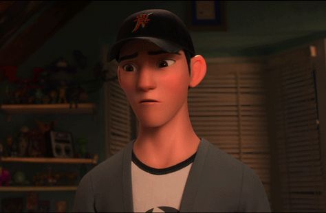 *groans* "Oh, what would Mom and Dad say?" Big Hero 6 Tadashi, Disney Hairstyles, Hero 6 Movie, Another Misaki, Tadashi Hamada, Hiro Big Hero 6, Childhood Movies, Disney Boys, Animation Movie