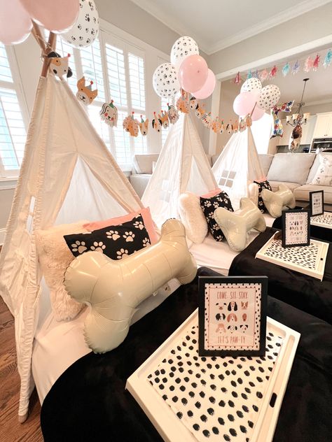 Slumber Party Tents, Slumber Party Decorations, Birthday Party Sleepover, Birthday Party Rentals, Party Tent Rentals, Sleepover Tents, Birthday Sleepover Ideas, Paw Party, Party Tents