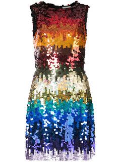 Alice + Olivia - Rainbow Sequin Dress Multi Color Sequin Dress, Rainbow Sequin Dress, Cl Fashion, Sequin Dress Short, Designer Cocktail Dress, Sleeveless Short Dress, Rainbow Dress, Sequin Cocktail Dress, Alice And Olivia