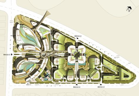 UA Studio 7 and Aedas' Central Business District for Hongqiao Airport Now Underway Urban Analysis, Urban Design Graphics, Urban Design Architecture, Urban Design Concept, Urban Design Plan, Urban Landscape Design, Architecture Concept Drawings, Landscape And Urbanism, Landscape Plan