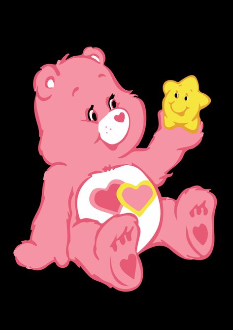 Care Bear, Care Bears, Bears, Pink, Black