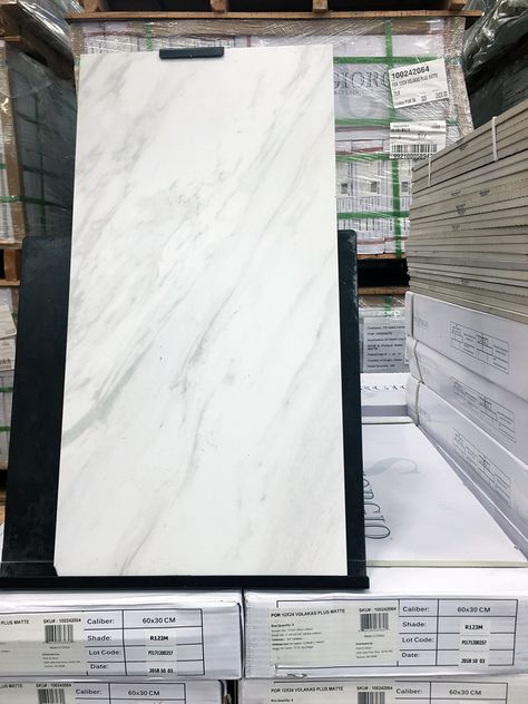 My 5 Favorite Faux Marble Tiles Under $3/s.f. | Marble Look Alike Tile Bathroom, Porcelain Marble Look Tile Master Bath, Faux Carrera Marble Tile Master Bath, Porcelain Tile Marble Look Bathroom, Porcelain Tile Marble Look, Marble Floors In Bathroom, Marble Look Tile Bathroom Floor, Faux Marble Bathroom Floor, Faux Marble Tile Shower Walls