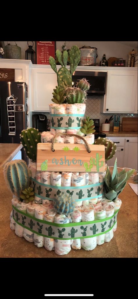 Desert Gender Reveal, Cactus Baby Shower Ideas Girl, Desert Themed Baby Shower Ideas, Cactus Themed Baby Shower Ideas, Boho Cactus Baby Shower Ideas, Southwest Baby Shower Ideas, Aztec Baby Shower Ideas, Baby Shower Cactus Theme, Cactus Theme Baby Shower Ideas