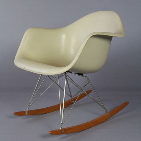 Charles Ray, Charles & Ray Eames, Ray Eames, Herman Miller, Eames Chair, Rocking Chair, Interior Inspiration, Vintage Design, For Sale